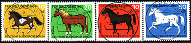 MiNr 326 - 329 gestempelt