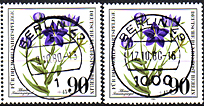 MiNr. 632 2 versch. Stempel MiNr. 632 2 versch. Stempel