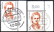 MiNr. 833 2 versch. Stempel MiNr. 833 2 versch. Stempel