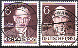 MiNr. 93 versch.Stempel MiNr. 93 versch.Stempel