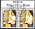 Oberrand-Paar mit Berlin-Zudruck